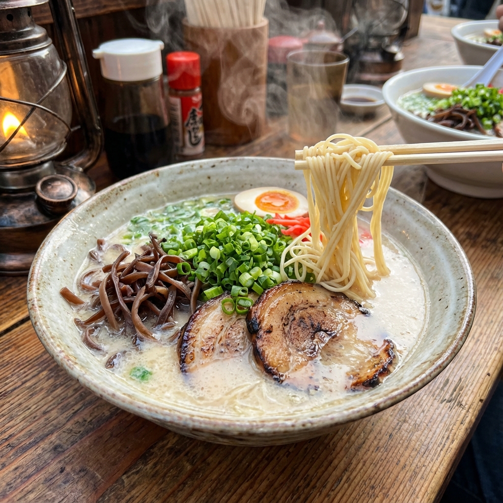 Mouth-watering Hakata Tonkotsu Ramen