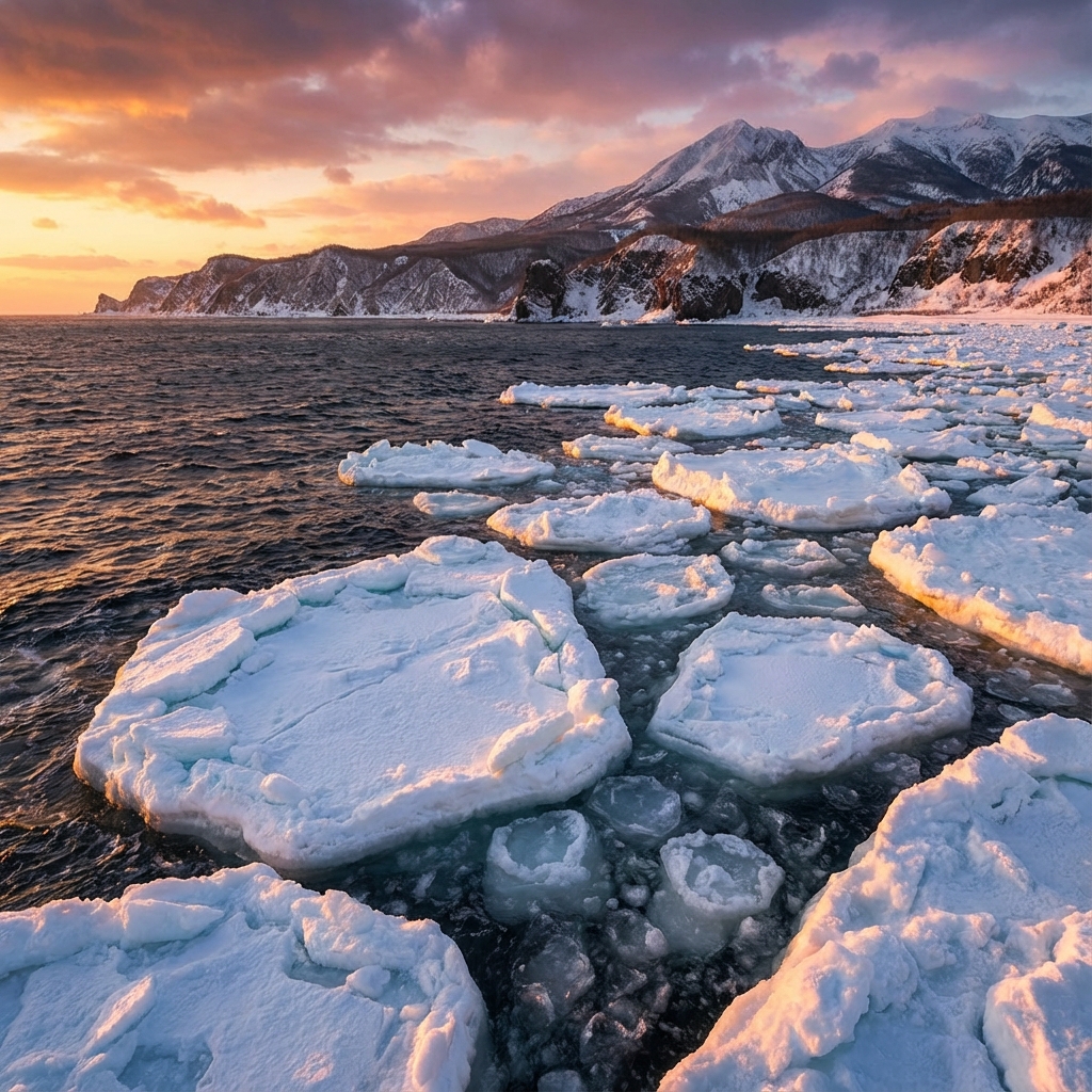 Shiretoko Drift Ice