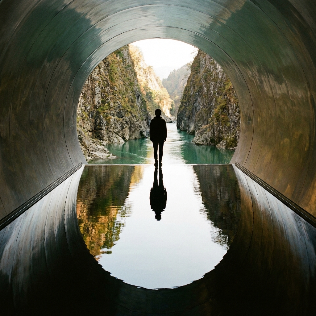 Kiyotsu Gorge Tunnel of Light
