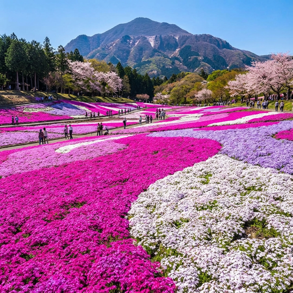 Hitsujiyama Park Shibazakura