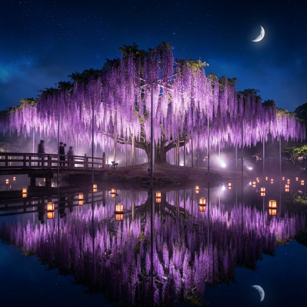 Ashikaga Flower Park Wisteria