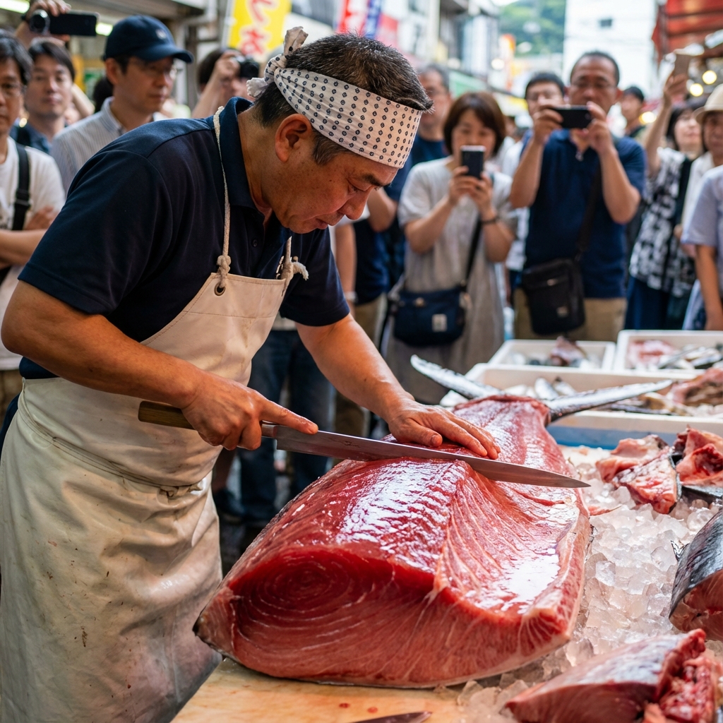 Fresh Tuna Filleting Demonstration